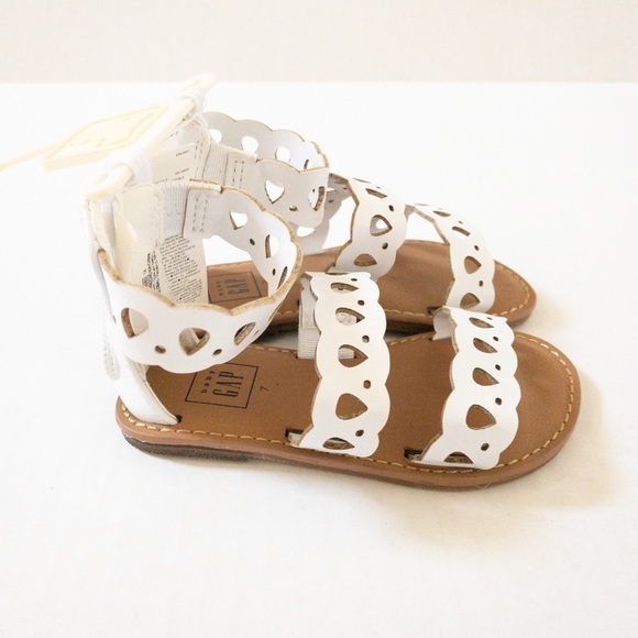 Gap Kids White Sandals (size 7) - Picture 2 of 8